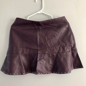 Urban Planet short leather skirt